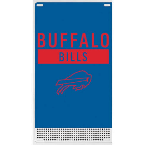 NFL Buffalo Bills Blue Performance Series Xbox Series S Console Skin